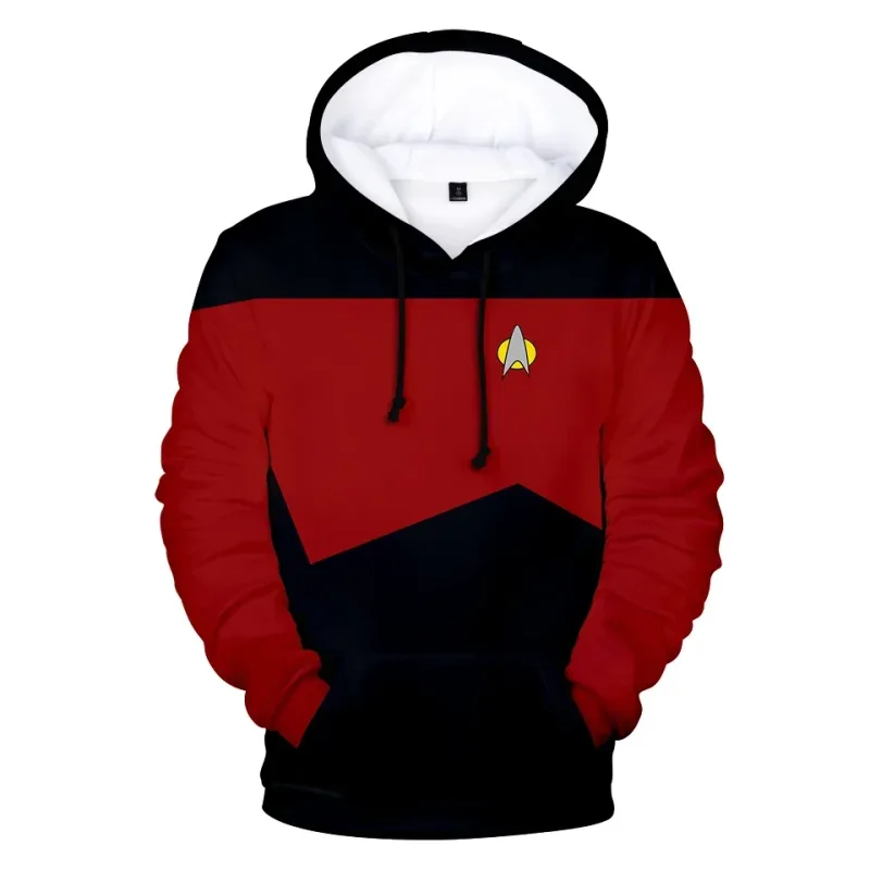 Hot Movie Star Trek 3D Print Sport Hoodies Sweatshirt Fashion Long Sleeve Clothes Cosplay Men/Women Streetoutdoor Clothing Top