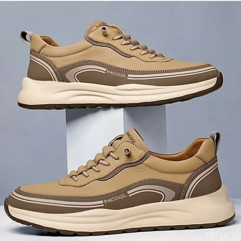 Large size summer new breathable wear-resistant men's shoes casual comfort sneakers men's fashion versatile thick soled shoes