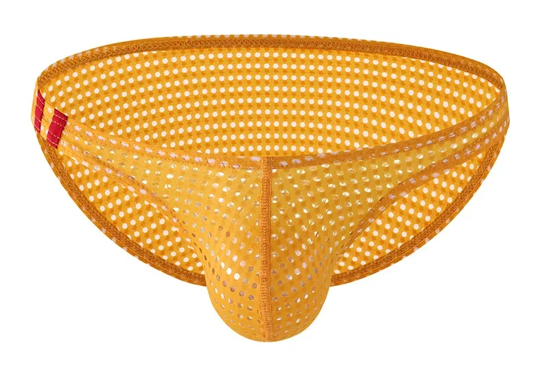 Men Briefs Summer Breathable Holes Underwear U Convex Thin Low Waist Men's Underwear Briefs Slip Underpants Calzoncillos — image 25