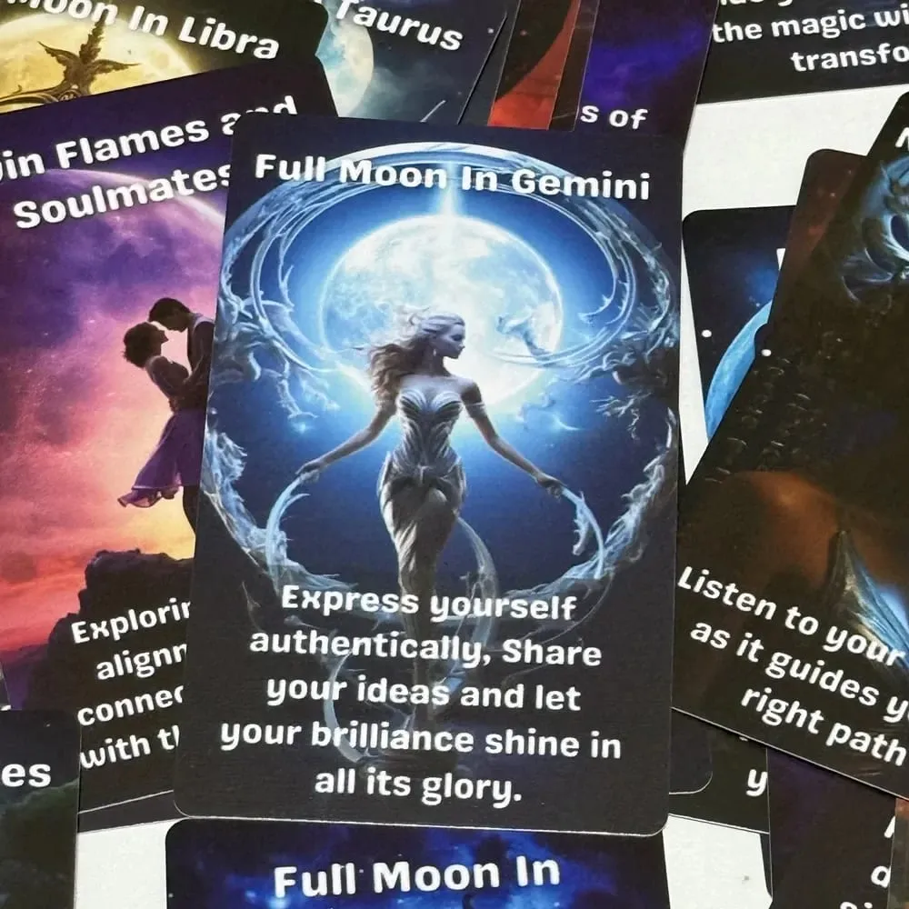 Moonology Love Wisdom Oracle Cards Guide Your Life 38pcs English Fortune-telling Tarot Deck