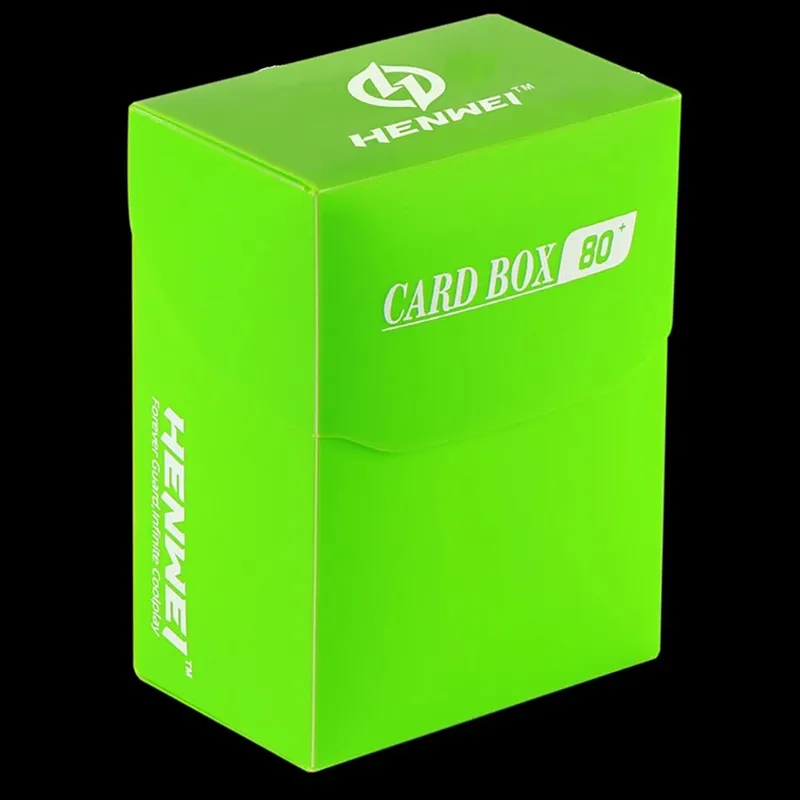 80+Card Deck Box PP Material Portable Many Color TCG Cards Case for MTG/YGO/TCG Gathering PP Storage
