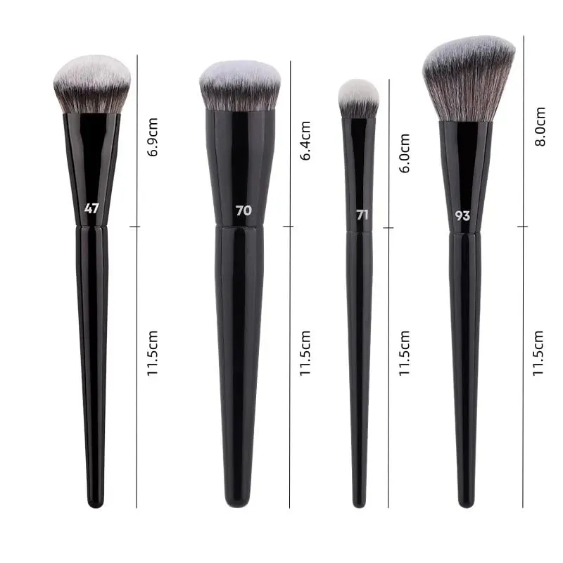 Professional Face Makeup Brushes Broom Foundation Concealer Brush Liquid Cream Blending Blusher Contour Cosmetic Make Up Tools