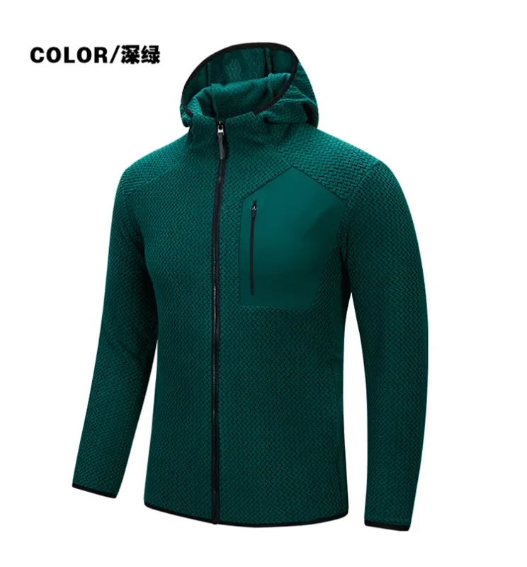 Fashionable and Versatile Warm Hooded Coats, High-quality Men's Zipper Coats for Fall/winter,Casual Sports Fitness Sweatshirts