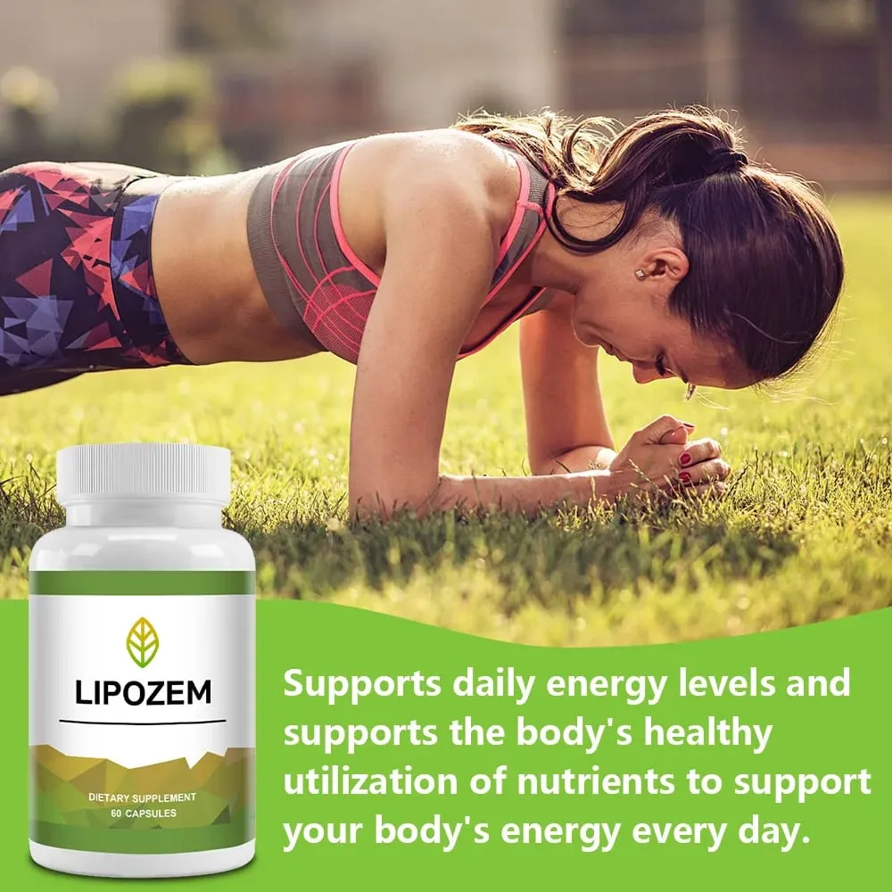 Lipozem for Weight Management Daily Supplement Gut Health 60 Capsules Metabolism