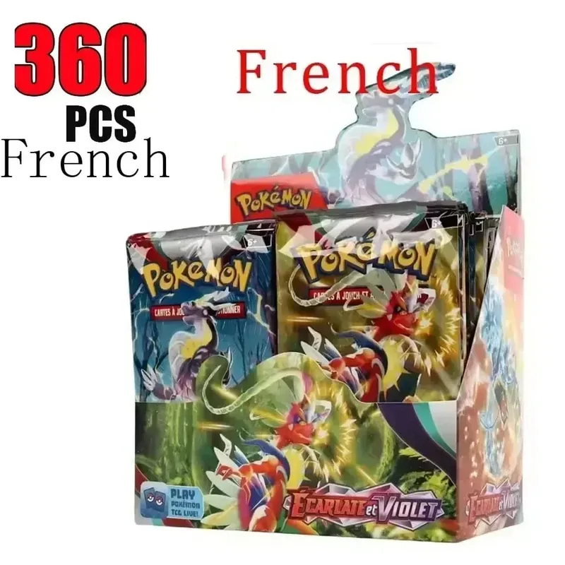 360P French Pokémon cards: Ecarlet & Violet Etsncelles Astral Radiance Obsidian Flames Booster Box Card Game 36 Pack Box