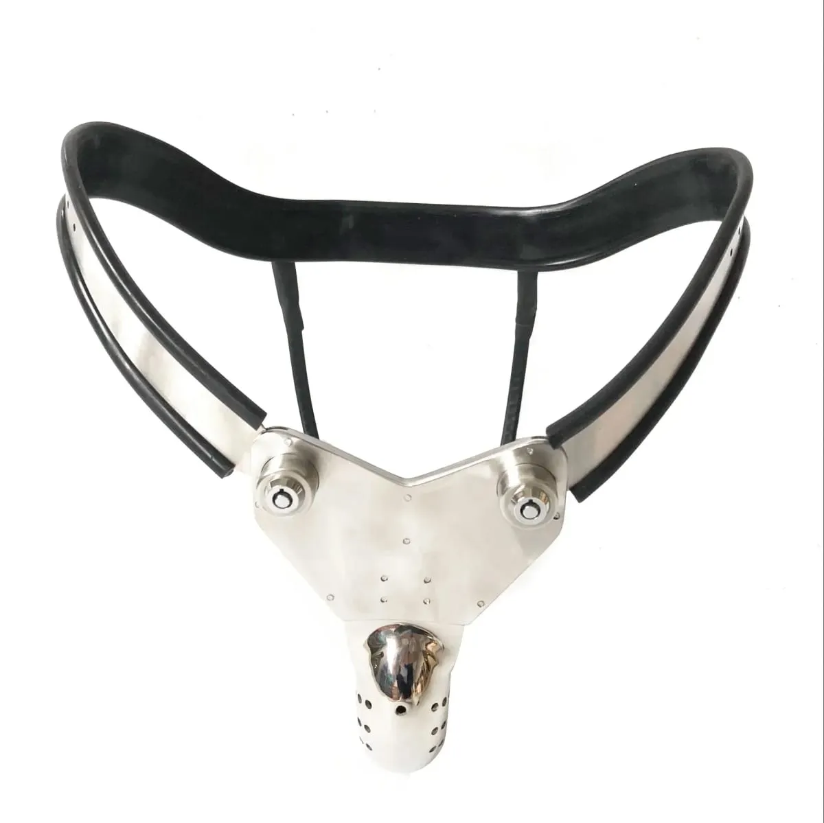 Male Chastity Device Waist Belt Stainless Steel Cock Cage Penis Sleeve Cockrings Dick BDSM Bondage Kit Adult Sex Toys for Men 18