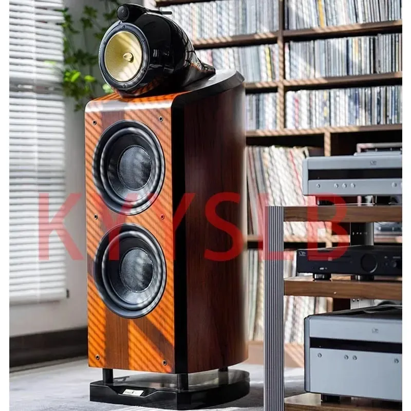 300W 10 นิ้ว 3-Way 4 หน่วย High-end Passive ลำโพงโฮมเธียเตอร์ชั้นลำโพงขนาดใหญ่ BASS ลำโพง High Fidelity