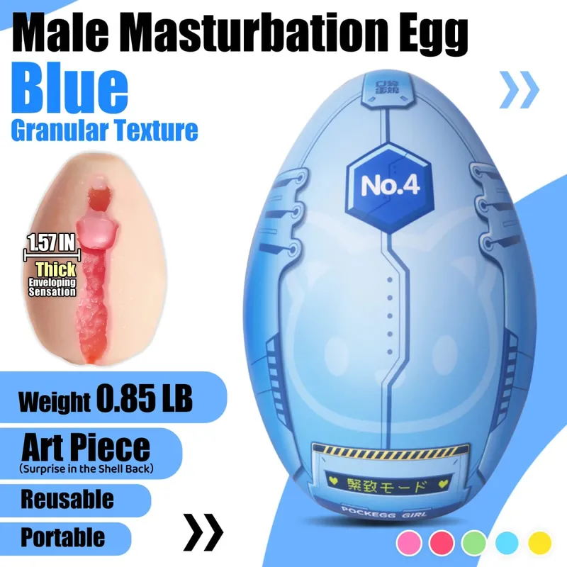 YUU Pocket Pussy Male Masturbator Hiding Sex Toy Realistic Vagina Masturbation Eggs for Men Peni Stimulation Portable 5 Style