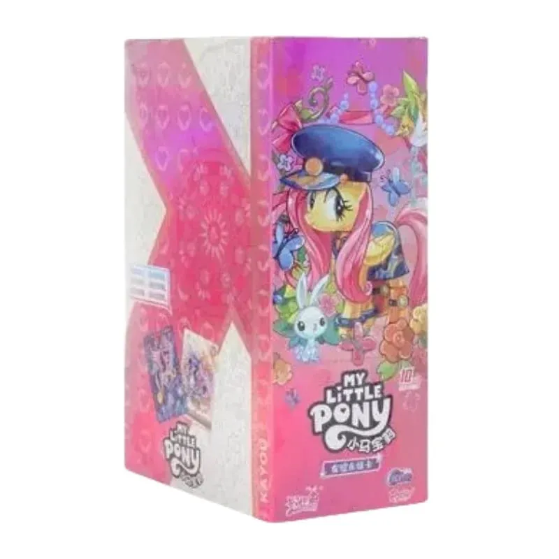 Authentic My Little Pony Friendship Forever Moon 12 11 10 Series Collectible Cards Fluttershy Anime Merchandise Gifts