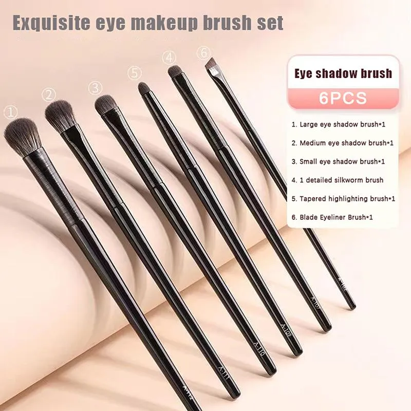 Makeup Brushes Set 5 6 8 10 Pcs Professional Soft Eyeliner Eyeshadow Contouring Blending Blush Beauty Tools Kit for Women