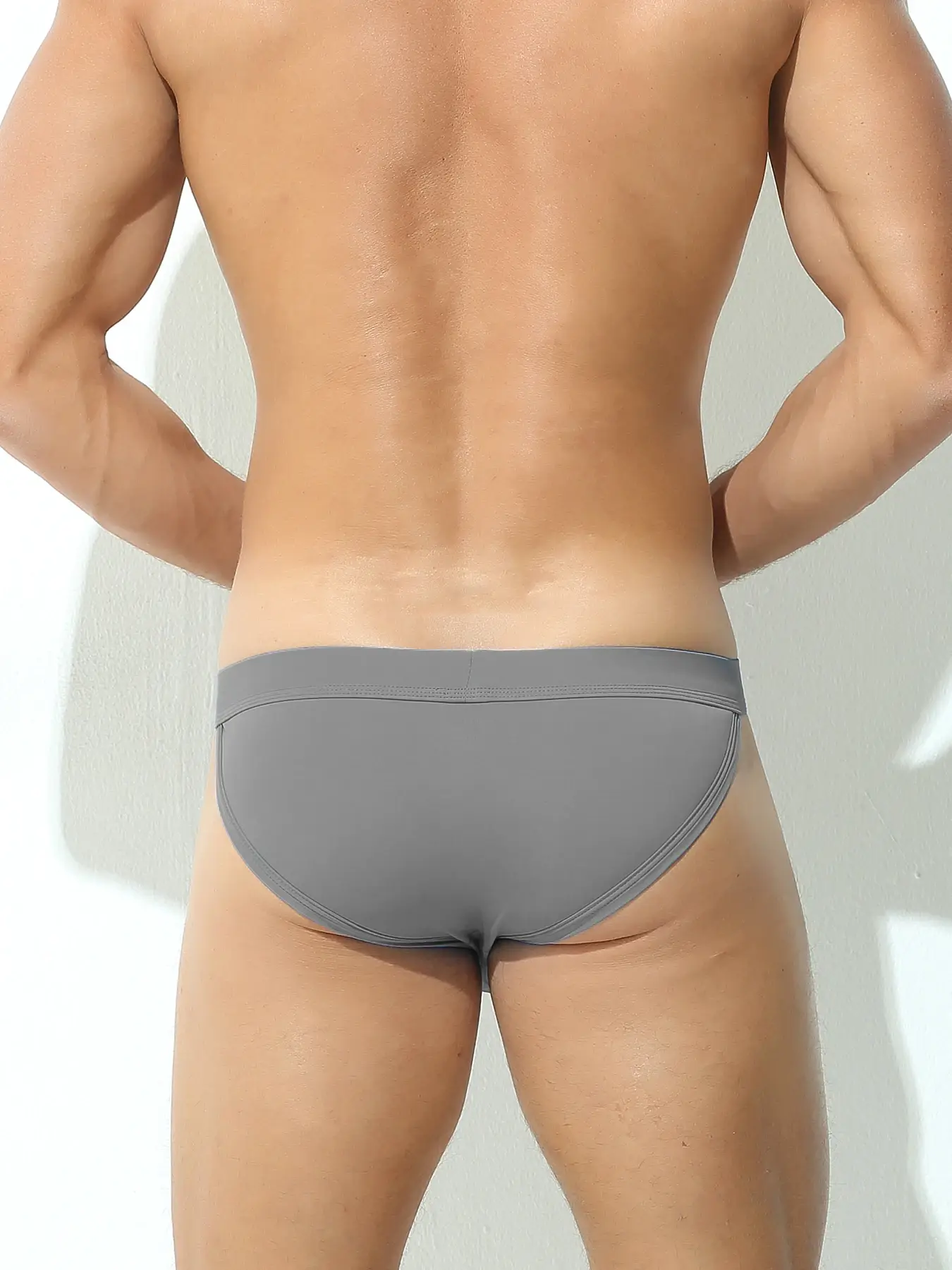 Men's Solid-Color Low-Waist Triangle Underwear Breathable Sexy Bottom Pants Trendy 1-Piece Set Mature Style Promotional Price 3256810137433803