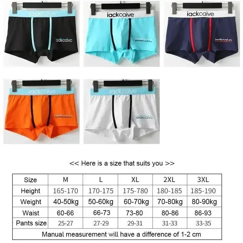 3 pièces culottes masculines coton sous-vêtements masculins boxeurs respirant homme Boxer imprimé caleçons confortables sous-vêtements hommes M-3XL 3256806582338522