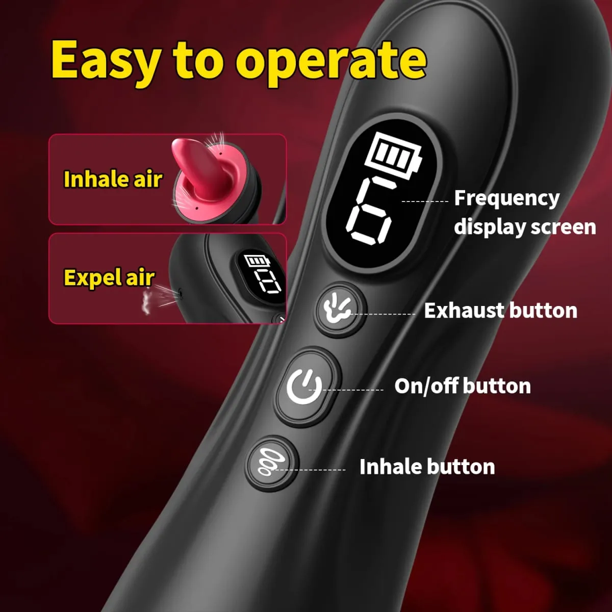 Pussy Pump Vibrator Tough Licking Sucking Toys BDSM Electric Vacuum Suck Vagina Female Sex Pump Toy Clit Nipple Sucker for Women