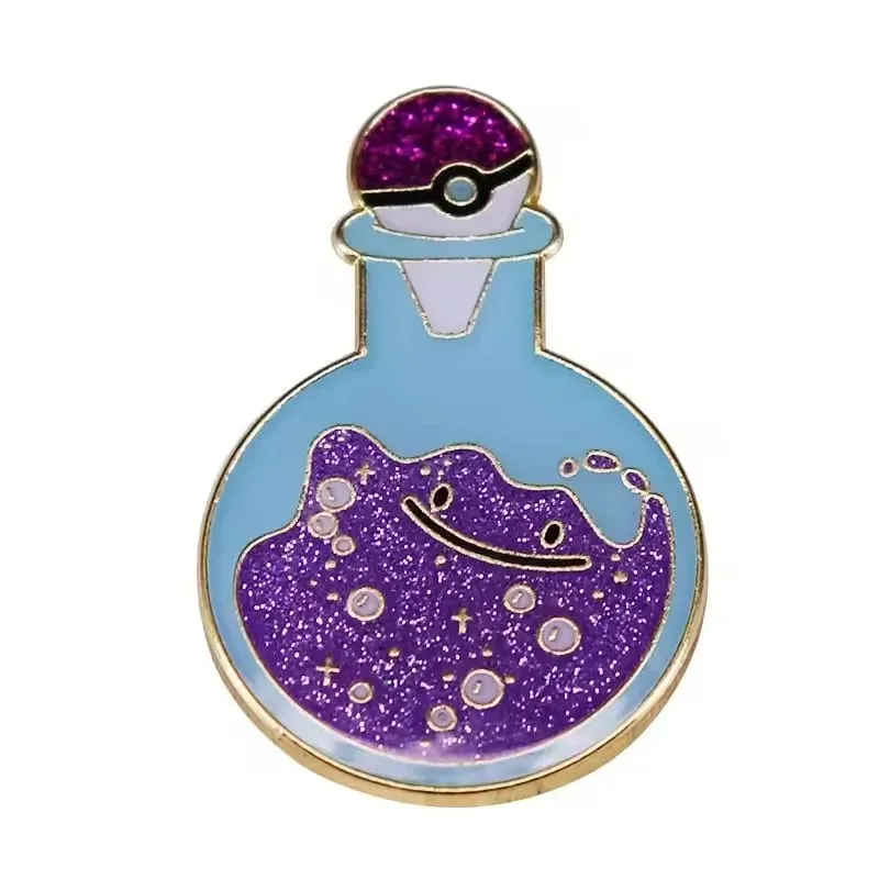 Pokemon Bulbasaur Enamel Pin for Backpacks Lapel Pins Brooch for Clothes Metal Badges Accessories Jewelry Friends Gifts