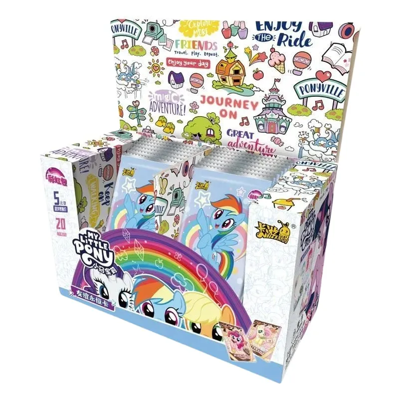 Genuine New My Little Pony Friendship Eternal Star Bag 2 Rhythm Moon AR Gilded Decoration OR Collection Card Gift