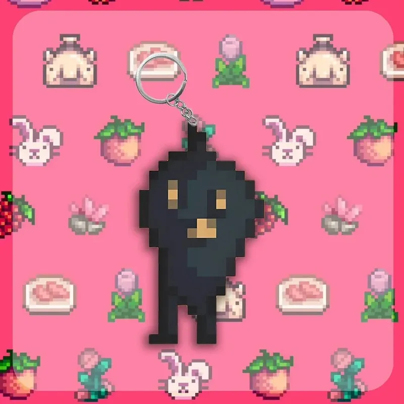 Alex Stardew Valley Schlüsselanhänger Elliott Spielfigur Anime Cartoon Cosplay Requisiten Haley Emily Pixel Student Kawaii Geburtstagsgeschenk