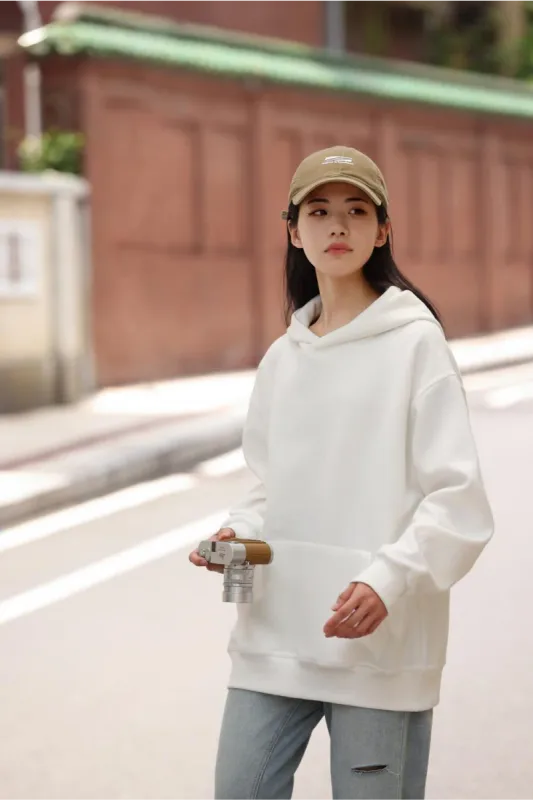 Fashionable Loose Cotton Hooded Sweatshirt for Men and Women, Customized Printed Logo, Embroidered Logo, Spring and Autumn Cloth