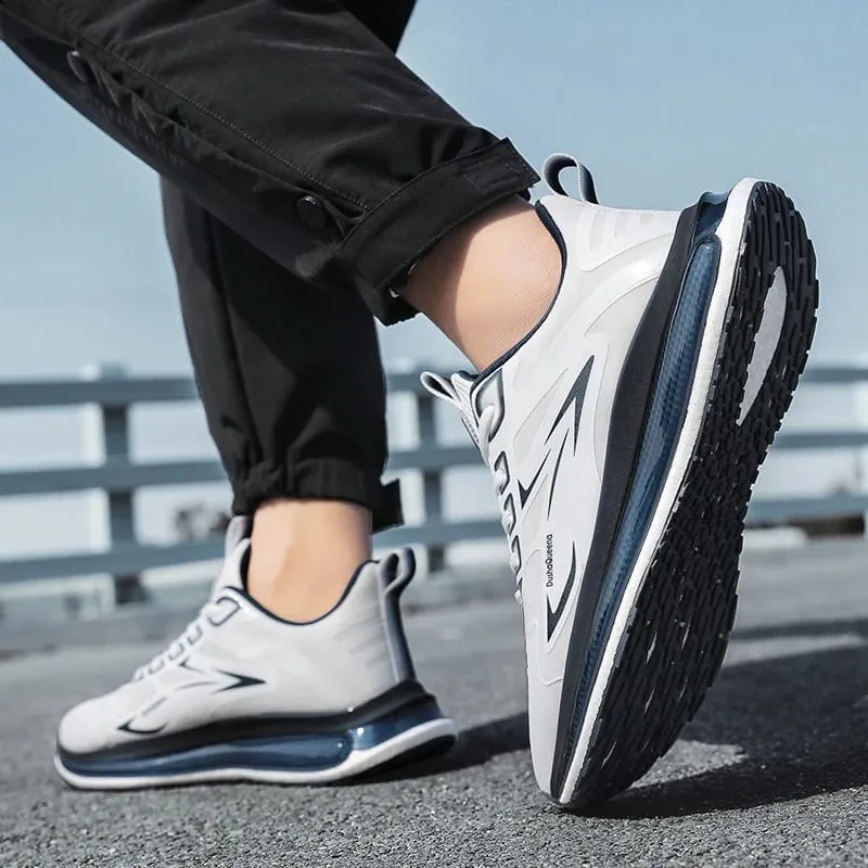 Outdoor Sneakers Couple Breathable Anti Slip Cushioning Road Running Shoes Men Jogging Sport Shoes Lightweight Mens Casual Shoes