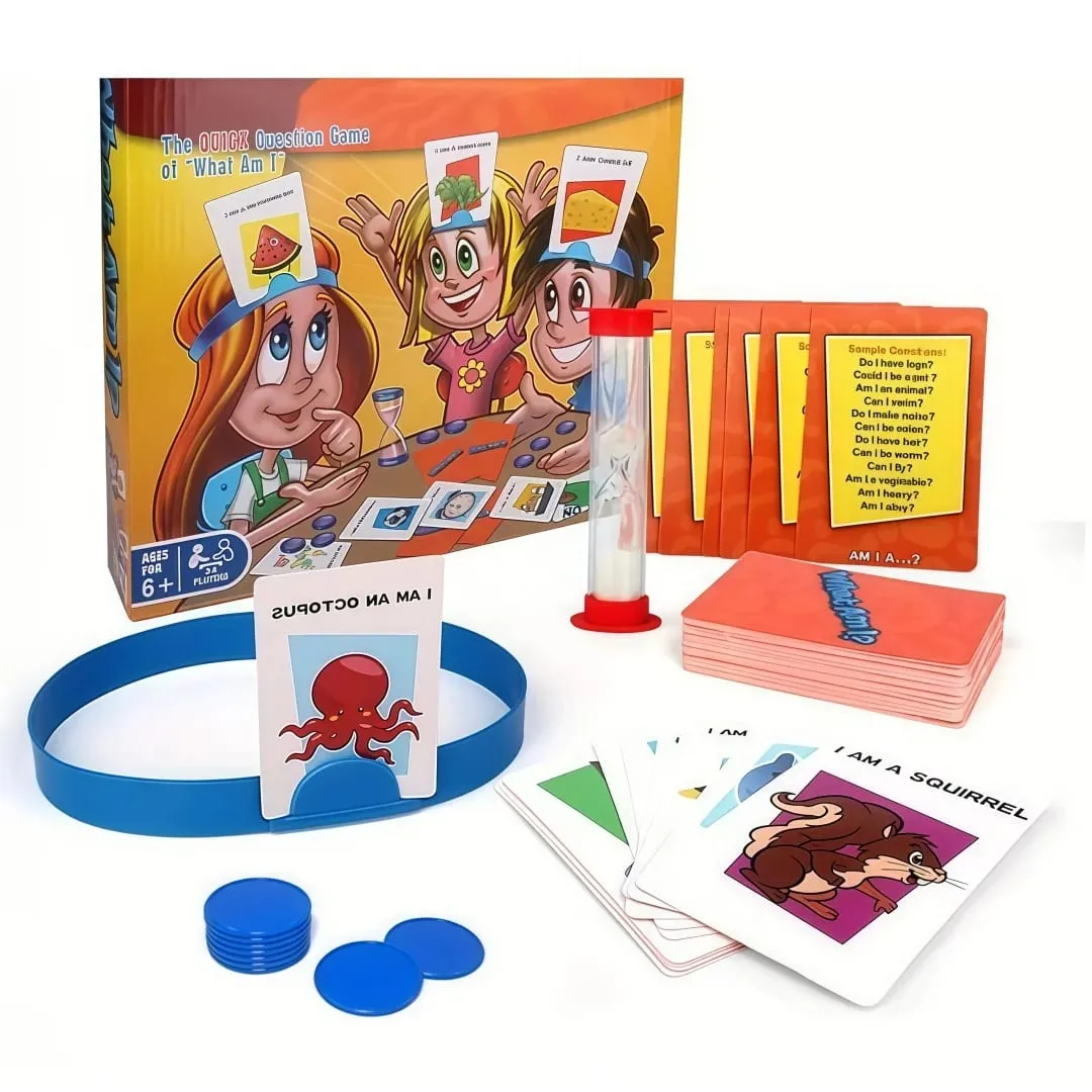 Guess Who I Am Game Family Party Fun Card Board Game Parent-Child Interactive Educational Toy Gift