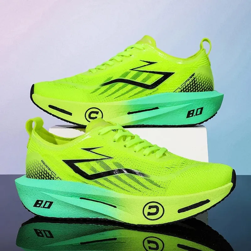 Marathon Running Shoes Men Carbon Board Speciality Sports Breathable Men's Comfortable Athletic Sneakers Casual Walking Shoes