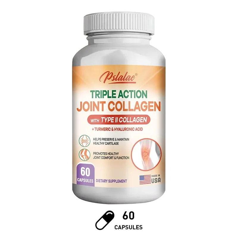 Collagen tác động ba lần với Collagen loại II - Tăng cường sức khỏe và sự thoải mái cho khớp Giảm đau Tái tạo Bảo tồn sụn