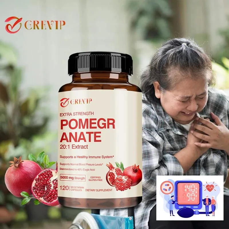Pomegranate Extract - Antioxidant Supplements Are Beneficial for Heart Health and Joint Support and Promote Energy Production