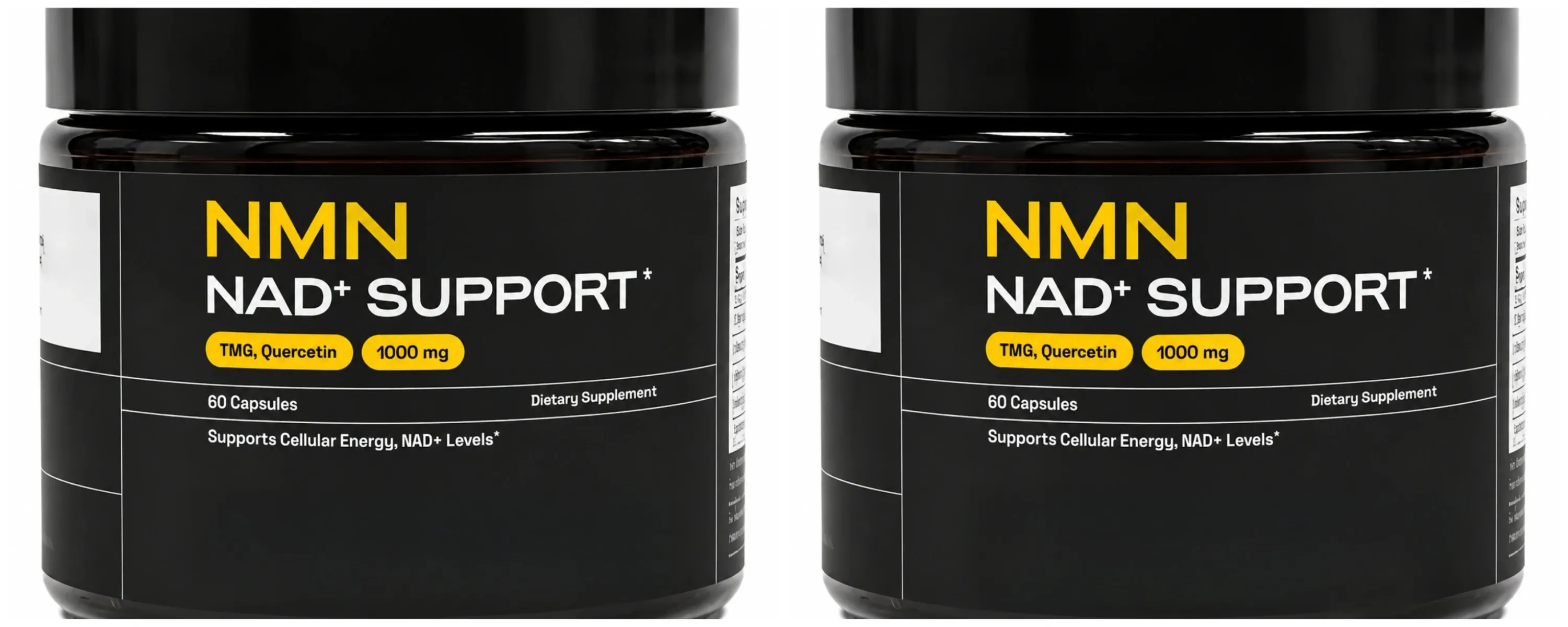 NMN NAD+ Support Capsules 1000mg Supports Cellular Energy Cognitive Health NAD+ Levels with TMG Quercetin 60 Capsules Adults