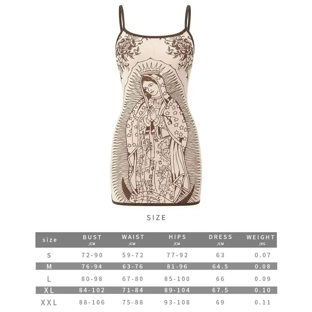 Fashion Weird Puss Art Print Women Dress High Elasticity Low-Neck Mini Dress Skinny Fit Sexy See Through Dress Midnight Party