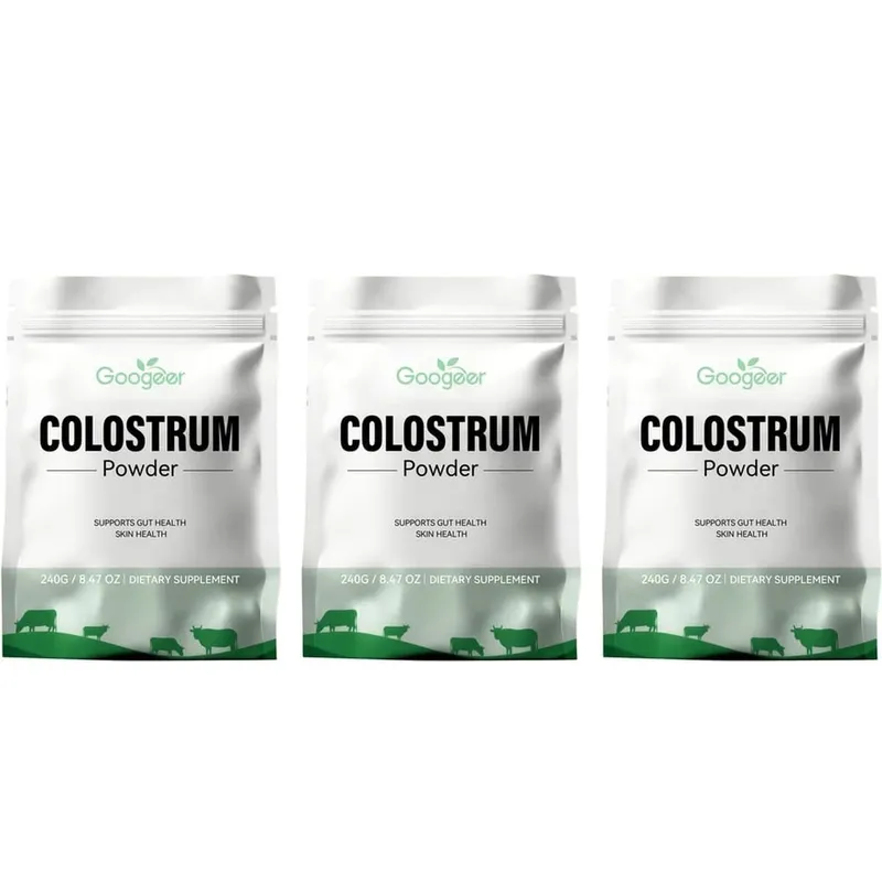 Bovine Colostrum Powder Supports Immune Gut Health and Skin Health with IgG Immunoglobulin Lactoferrin 240g/8.47 OZ