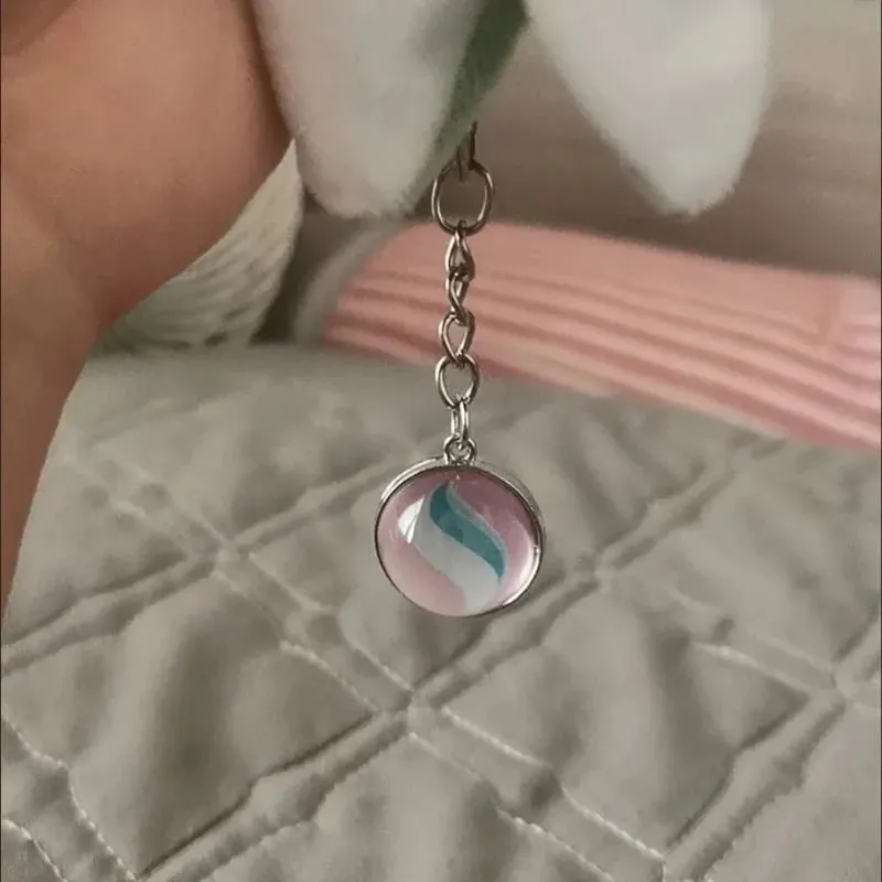 Pokémon Mega Stone Keychain Anime Peripheral Creativity Exquisite Versatile Trend Spherical Keychain Cartoon Gift Accessories
