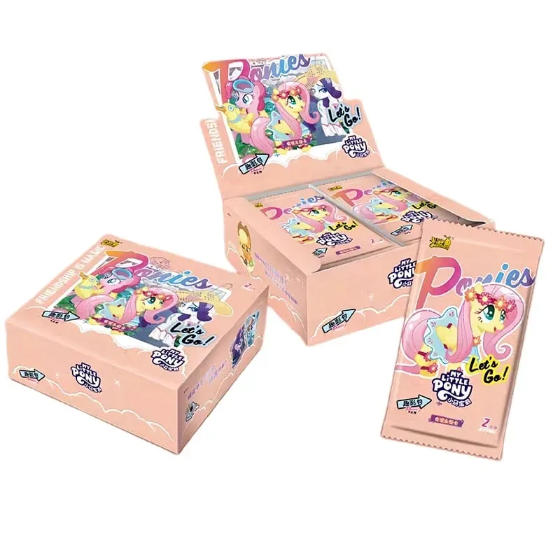 Genuine New My Little Pony Friendship Eternal Star Bag 2 Rhythm Moon AR Gilded Decoration OR Collection Card Gift