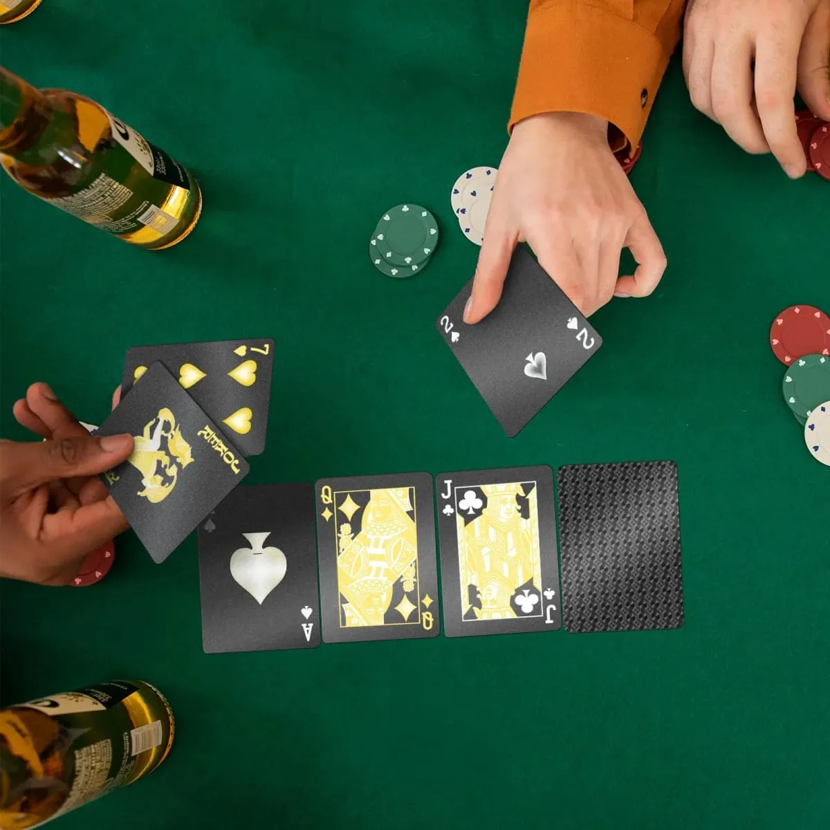 Luxury Color Playing Cards: Waterproof PVC Poker Suit Unique Designer Deck for Magic Tricks Board Game Gift for Adults