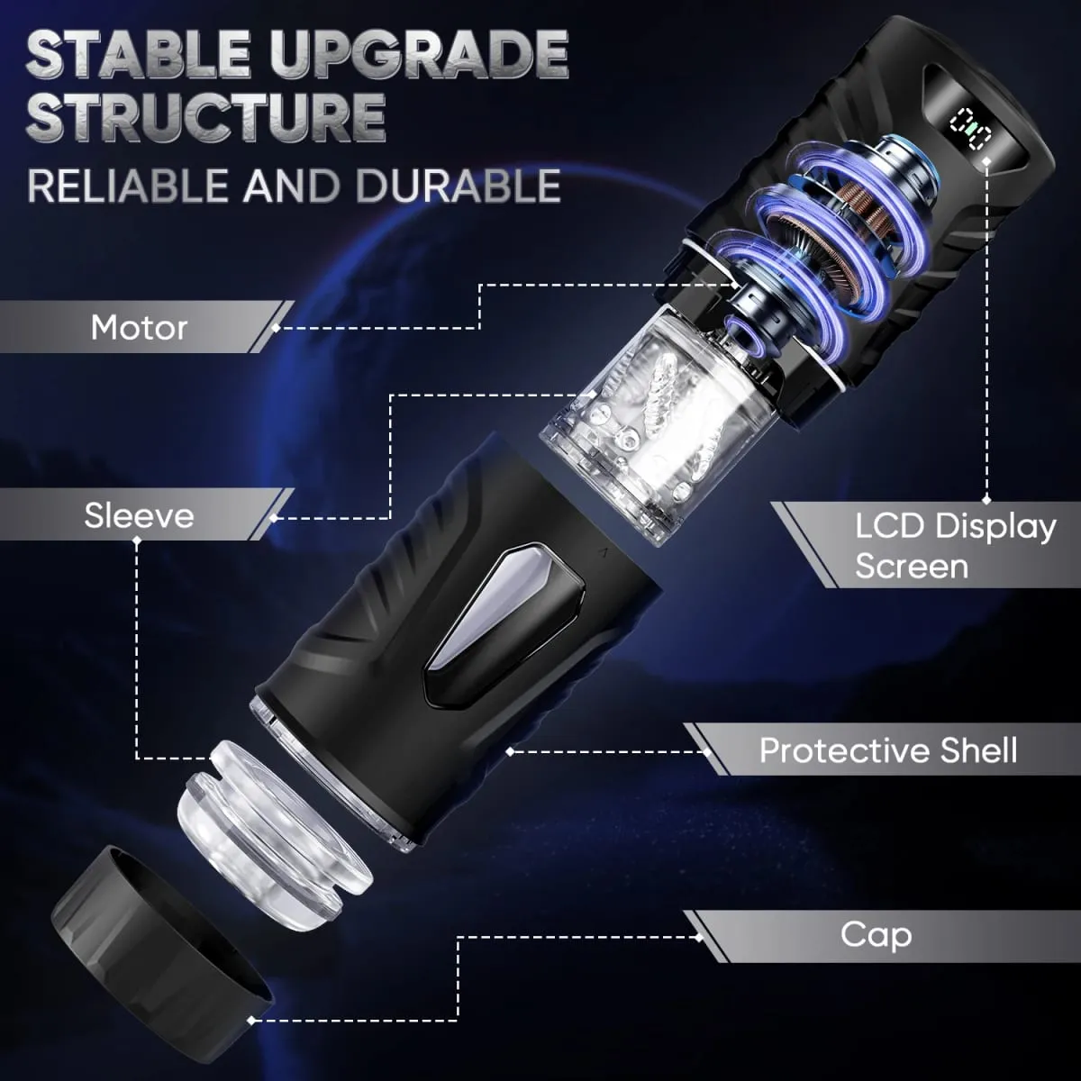 Automatic Sucking Male Masturbator Cup AI Sync Adult Sex Toys for Men 7 Thrusting Rotation Modes Blowjob Pocket Pussy Penis Pump