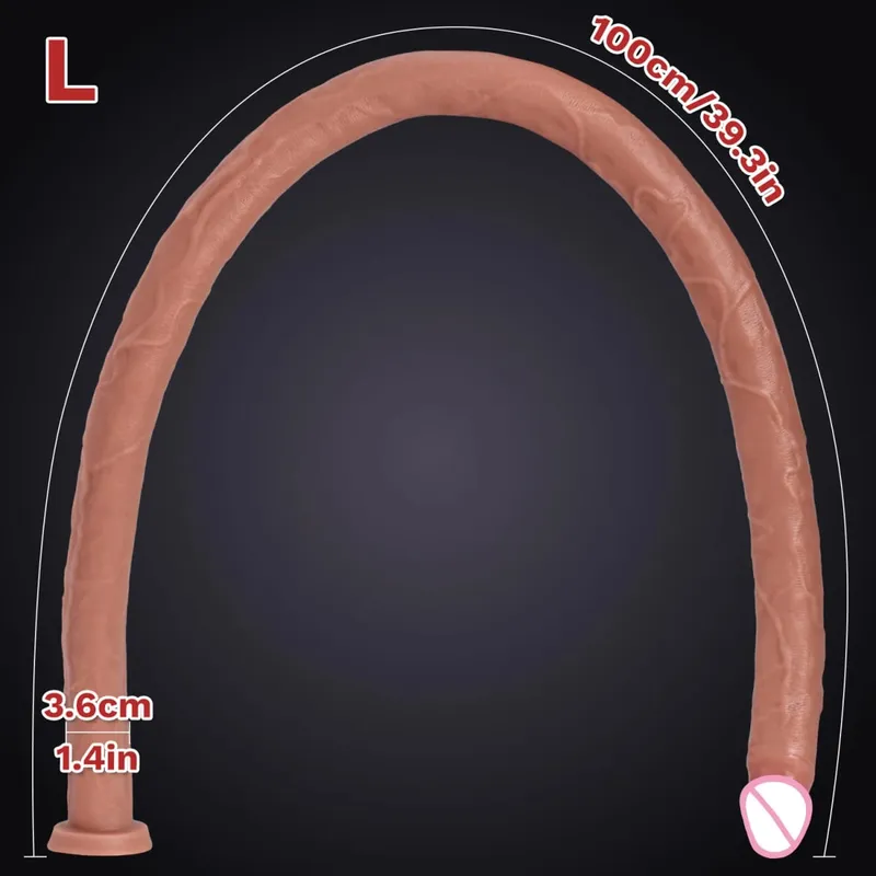 Extra Long Realistic Dildos G Spot Stimulation Deep Touch Penis Vagina Anal Dildo Dick Adult Sex Toys for Women Men Butt Plug