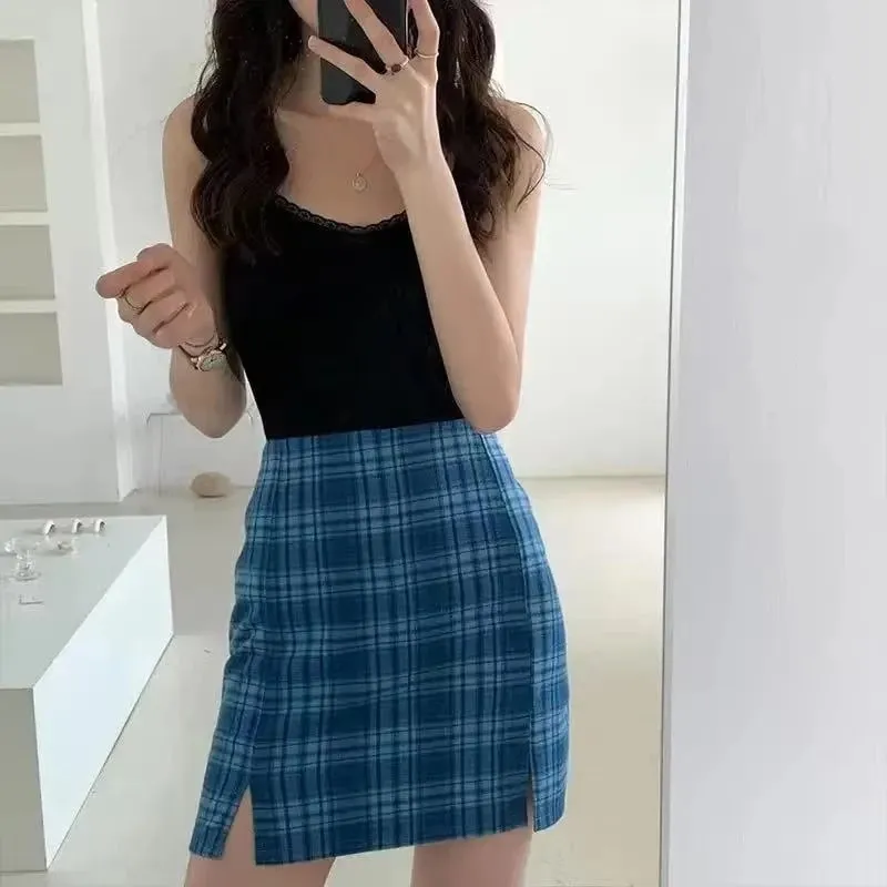 Original 100% Cotton Women's Short Knit Vest Printed Slim Fit Sexy Exposed Navel Lace Border Bow Sleeveless Lady Elastic Vests