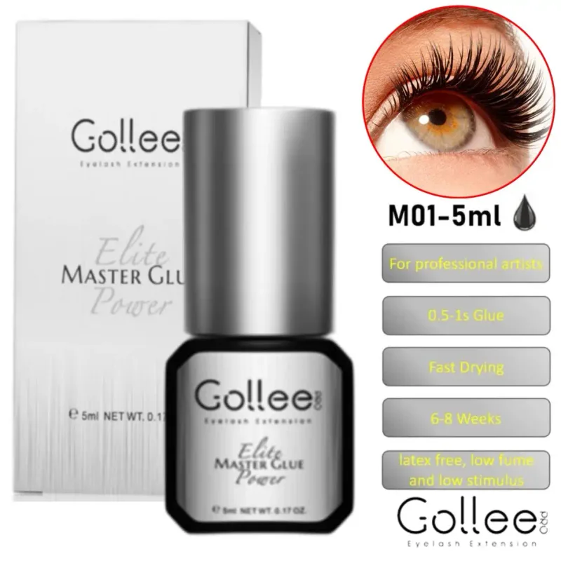 Gollee For Master of Eyelash Grafting 0.5s Fast Drying Retention 6-8 Week Eyelash Extension Glue Waterproof Max Bonding — image 9
