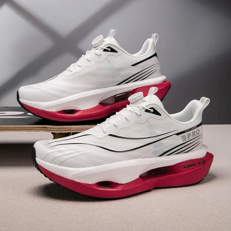 Men's Sports Shoes Carbon Plate Running Shoes Male Marathon Sneakers Racing Shock-absorbing Athletics Training Shoes for Women