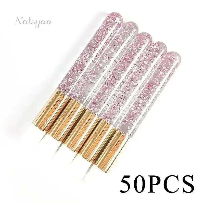 Wholesale 30/50pcs Eyelash Cleaning Brushes for Extensions Glitter Lash Shampoo Brush Nose Pore Cleansing Makeup — image 2