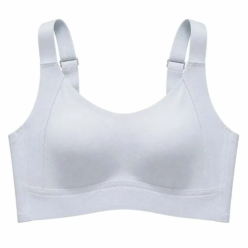 Seamless Wireless Minimizer Bra Soft Support Full Cup Thin Brassiere Comfortable Underwear for Large Bust Women Side Breast Coll