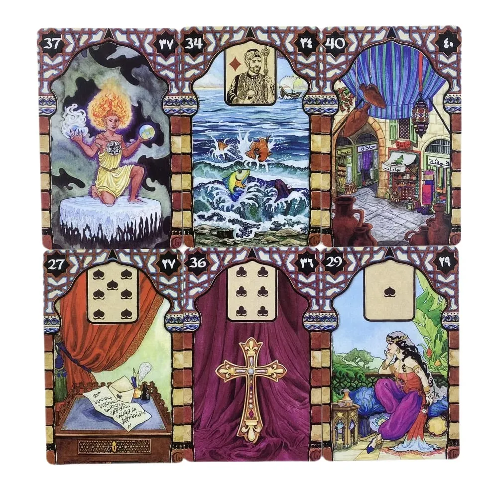 Rana George Lenormand Oracle Cards Board Game Oracle Tarot Cards Party Divination Poker
