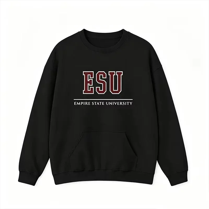 2026 new ESU Empire State University Hoodie Sweatshirt Brand New Day Merch Peter Hoodies Unisex Spring and Summer Long Sleeve