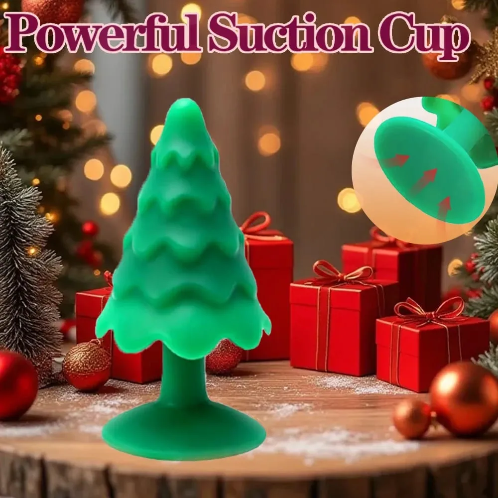 Silicone Christmas Tree Anal Plug Anal Trainer Prostate Massager Anal Sex Adult Sex Toys Women's SM Toys Gay Adult Sex Games