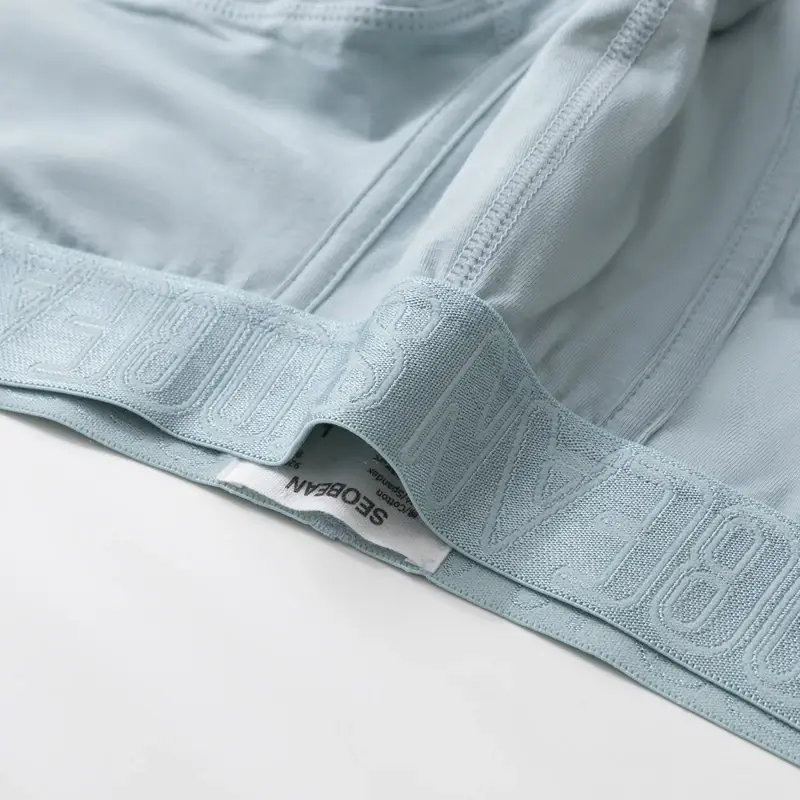 Heren boxershorts van ademend katoen, U-bolle buidel, lage taille, zacht stretchondergoed voor dagelijks casual en intiem gebruik