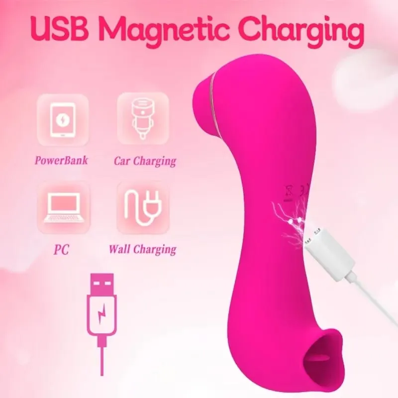 20 Mode Clit Sucker Tongue Licking Vibrator Nipple Clitoris Oral Sex Stimulator G spot Massager Masturbator Erotic Adult Sex Toy — image 5