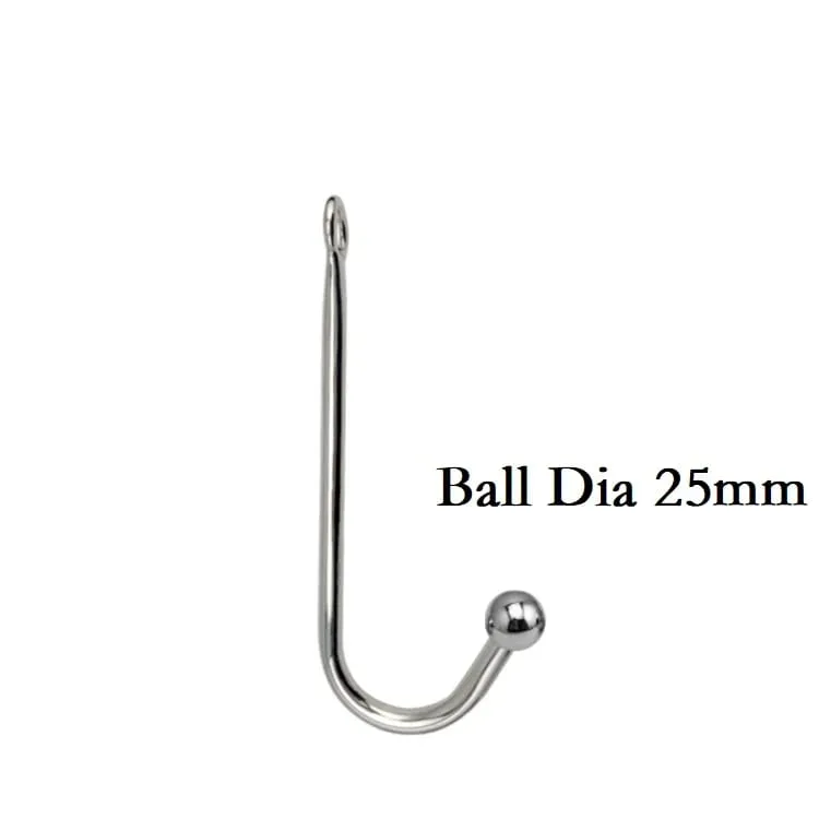 Lille medium store 3 kugler sæt metal anal krog perler head butt plug dilatator prostata massager indsats bdsm sexlegetøj til mænd