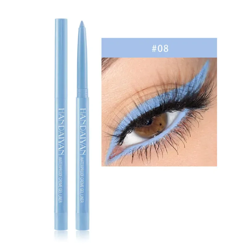 20 Colors Matte Eyeliner Waterproof Long Lasting Gel Liner Easy To Use Rotatable Eyeliner Colorful Eye Liner Eyes Makeup Tools