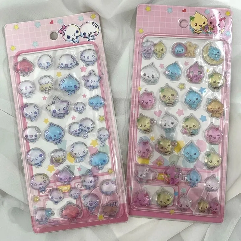 3D Stickers Cartoon Sticker Accessories Cute Stickers Seal 3d Phone Stickers Notebook DIY Stickers ボンボン ドロップシール