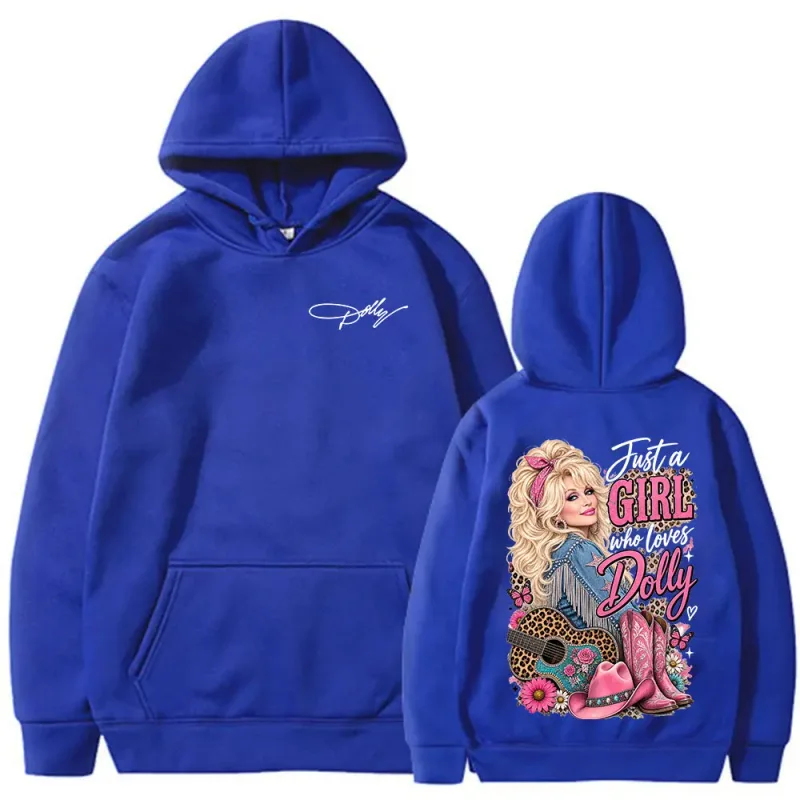 Dolly Parton Country Music Hoodies Men Women Clothing Fashion Harajuku Pullovers Casual Long Sleeve Oversized Hooded Sweatshirts