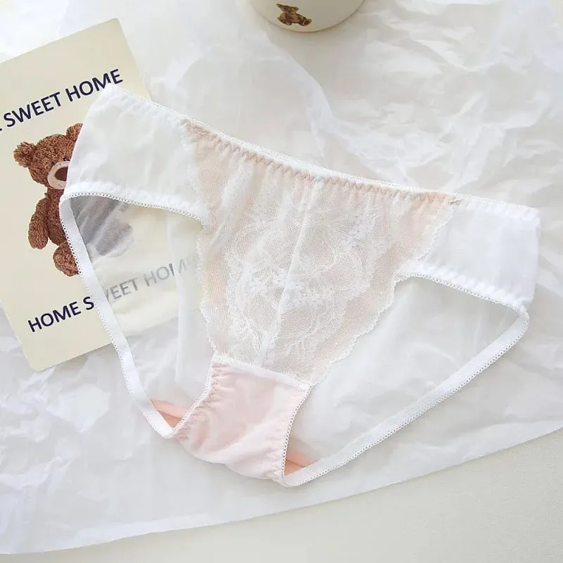 Conjunto de Bralette de encaje de copa Demi francesa Sexy, sujetador de realce inalámbrico para mujer, sin aros, cómodo, sin relleno, Sexy, dulce sujetador para adolescentes AB