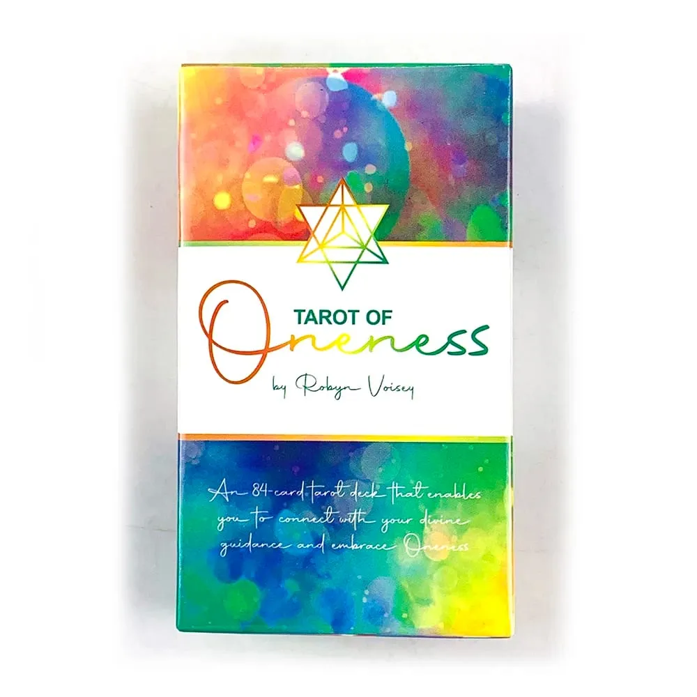 Tarot of Oneness Tarotkort 84 kort Mystisk tarotlek Andlig vägledning Spådomskortspel för tarotutövare